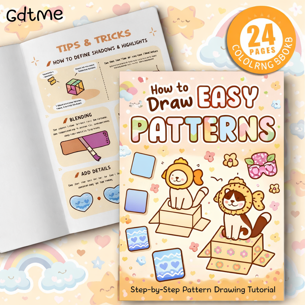 Home Improvement Books - Adult DIY Coloring Book Bold Simple