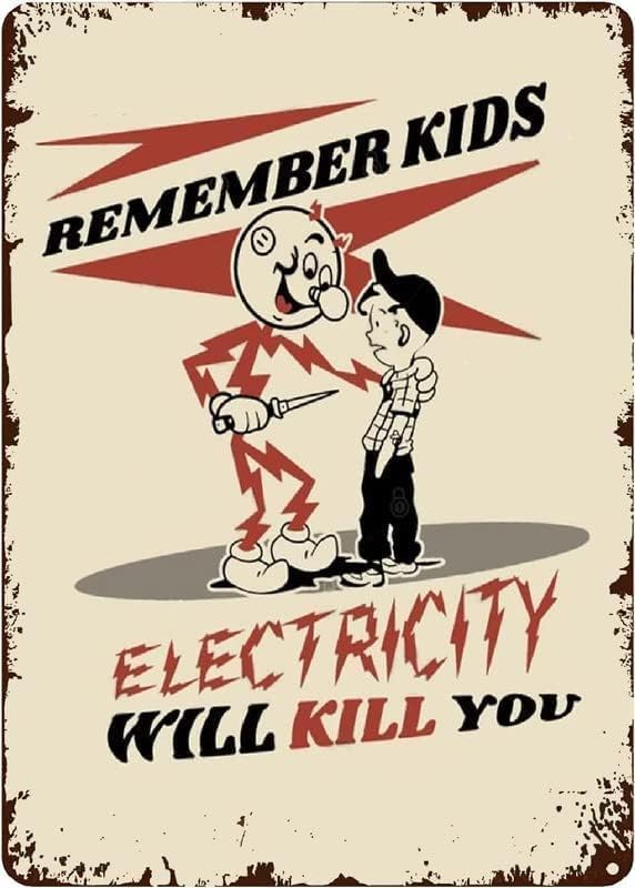 Home Improvement Kids - Remember Kids Electricity Will Kill You