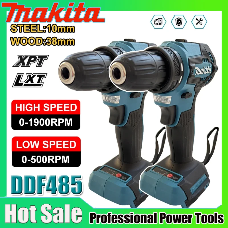 Power Drill Cordless - Makita DDF485 Compact Cordless Hammer Drill