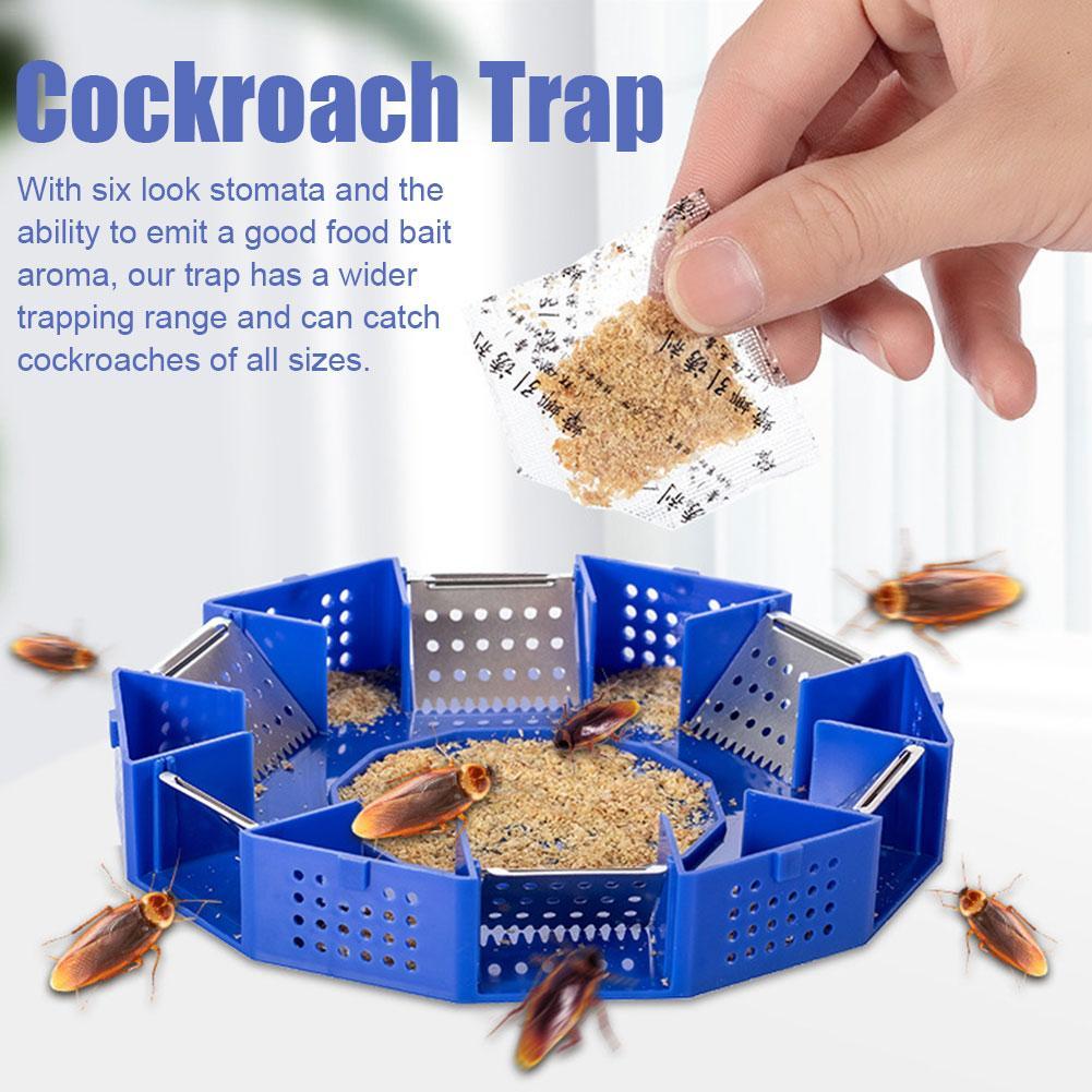 Home Improvement Kit - Cockroach Trap Box Reusable Six-Door Safe