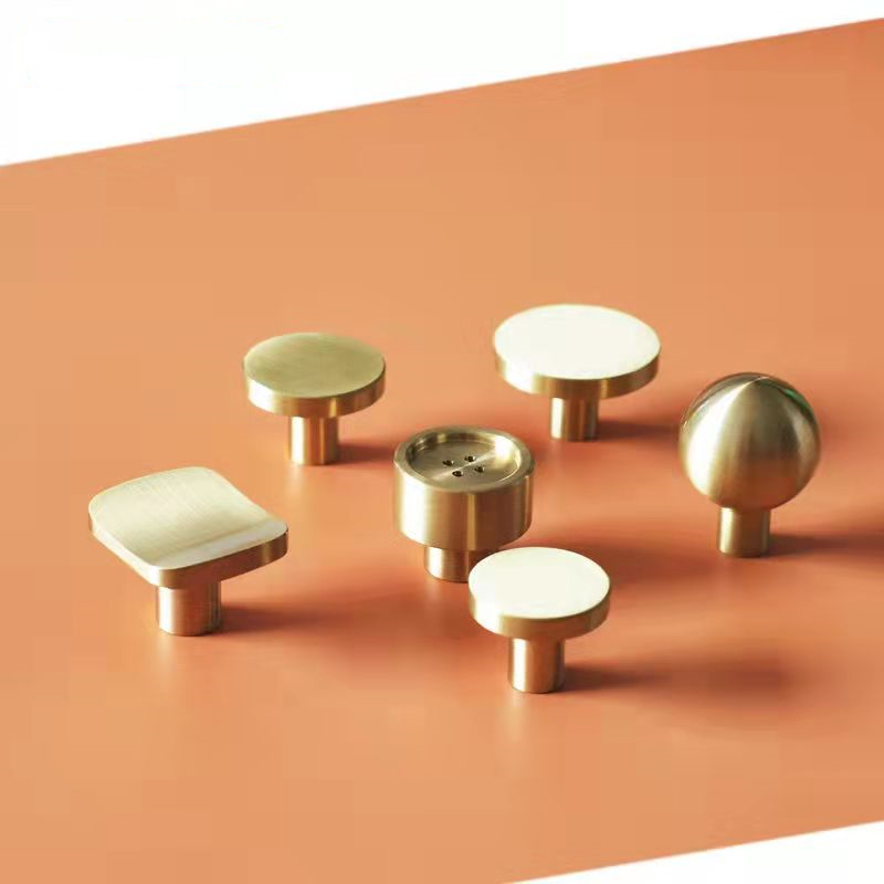 Cabinet Handle Pull - Modern Solid Brass Cabinet Kitchen Knobs