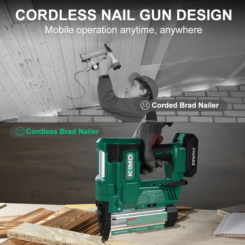 KEEHOME KIMO 18 Gauge Nail Gun - Home Improvement Brad avis et prix