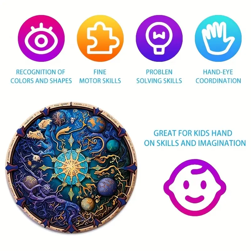 Wooden Jigsaw Puzzles for Adul - Home Improvement Kids avis et prix
