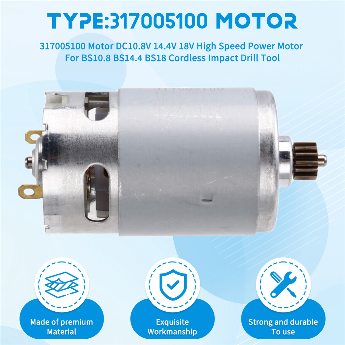 A002 317005100 Motor DC10.8V 1 - Power Drill Cordless avis et prix