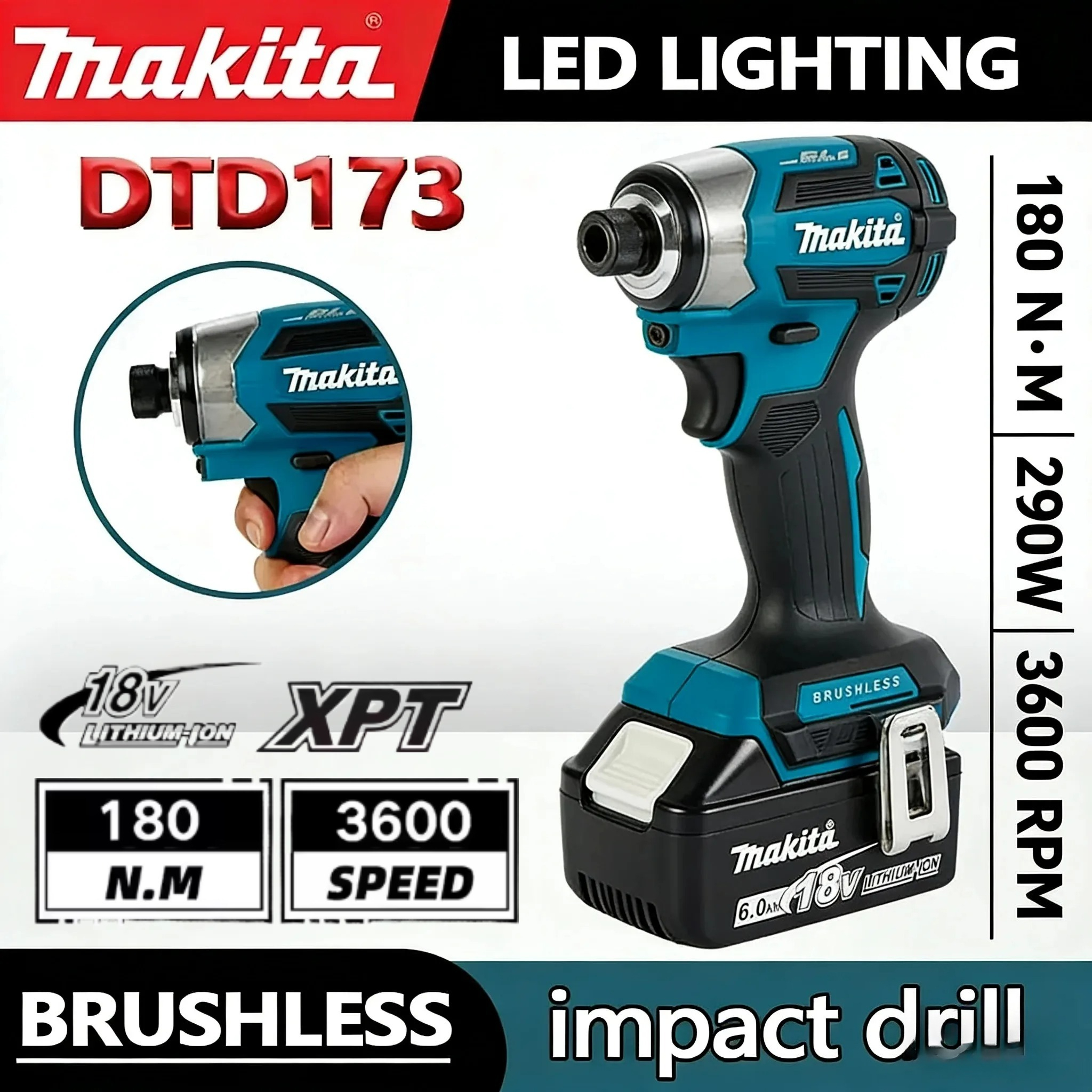 Makita DTD173 Brushless Impact - Power Drill Cordless avis et prix