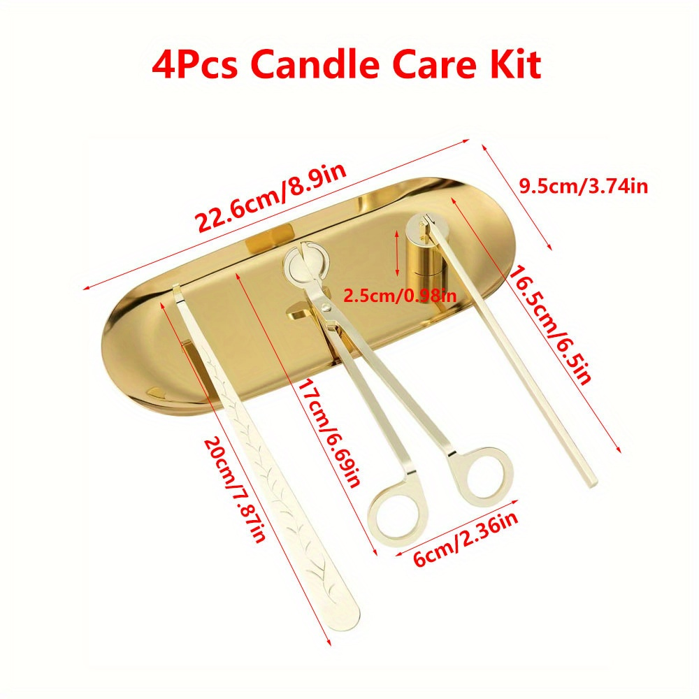 4pcs/set Luxury Candle Care Ki - Home Improvement Kit avis et prix