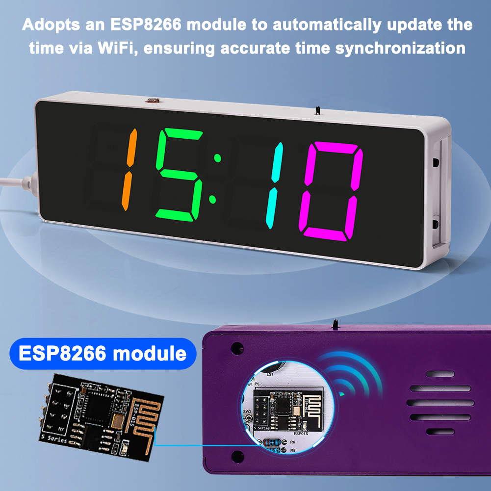 WiFi Clock Kit Intelligent Ele - Home Improvement Tool Time avis et prix