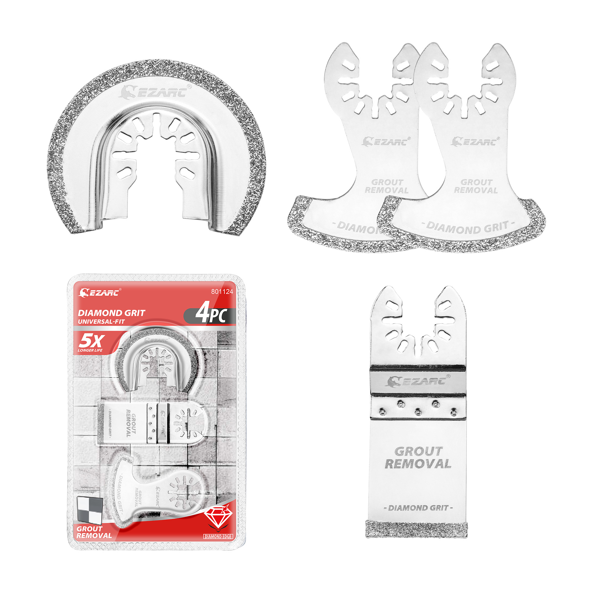 EZARC 4PCS Diamond Oscillating - Grout Saw Removal avis et prix
