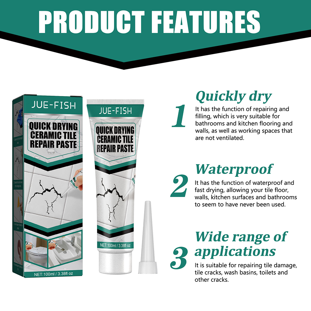Practical Ceramic Repair Paste - Tile Grout Repair avis et prix