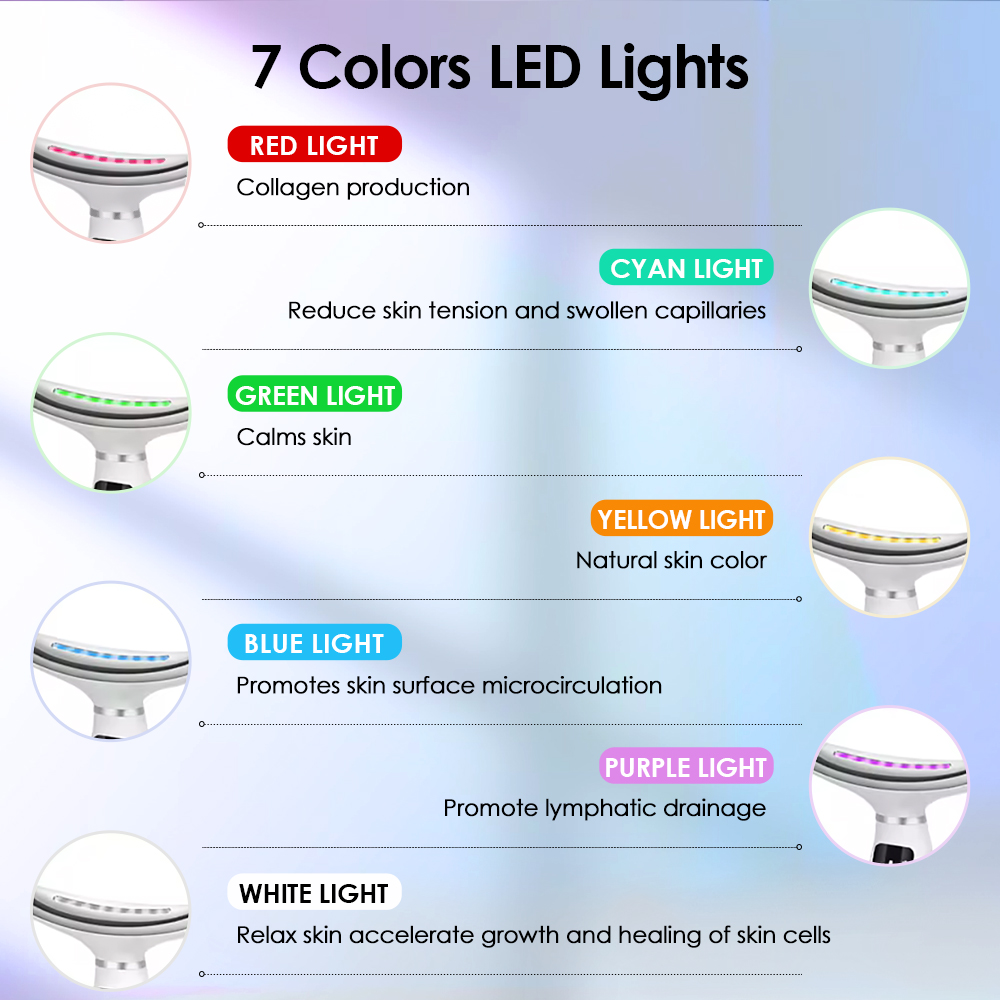 7 Colors LED Lights Face Neck  - Home Improvement Loan avis et prix