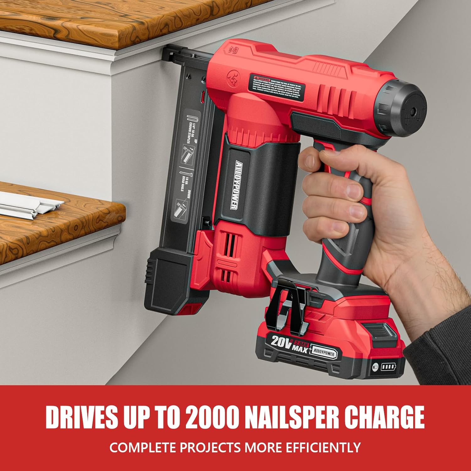 2 in 1 Cordless Brad Nailer &  - Home Improvement Brad avis et prix