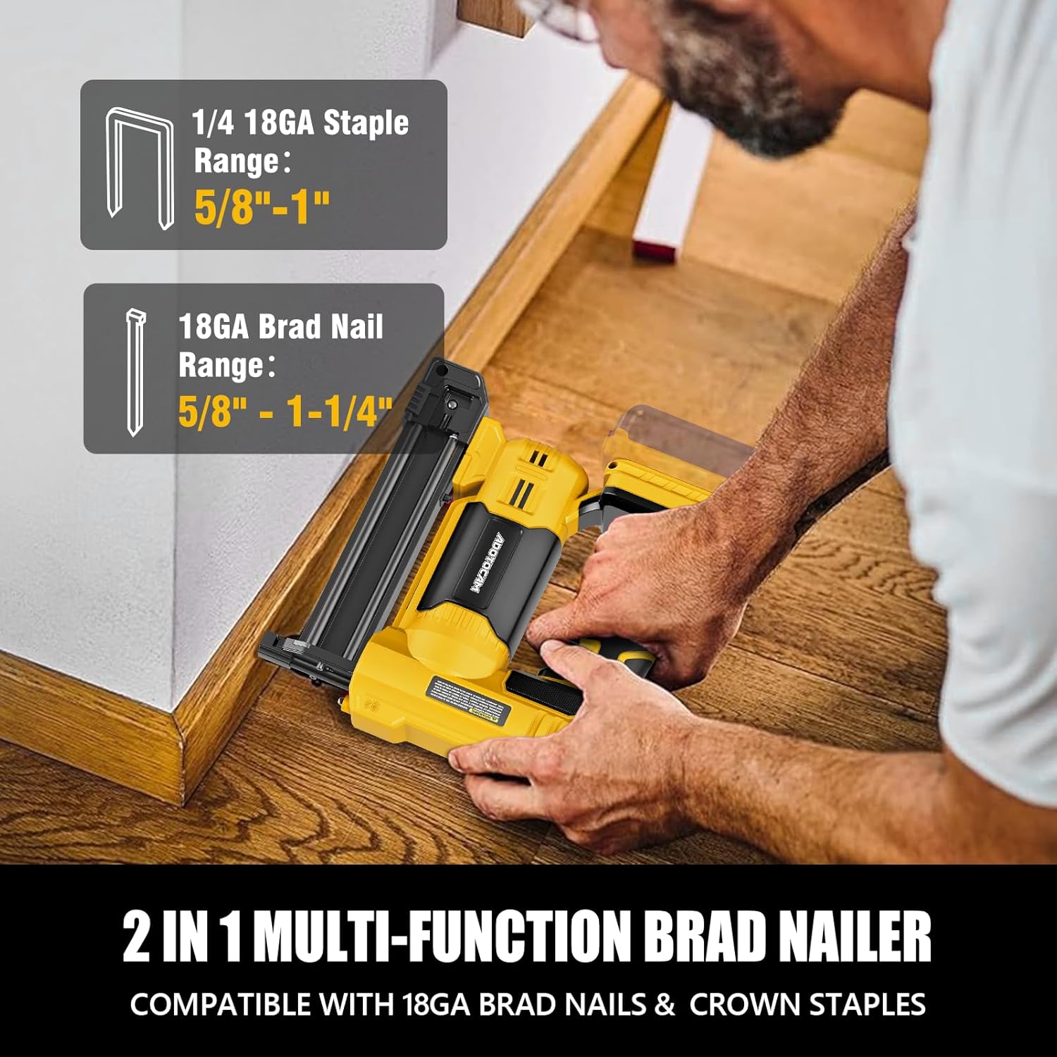 18GA Cordless Brad Nailer, 2-i - Home Improvement Brad avis et prix