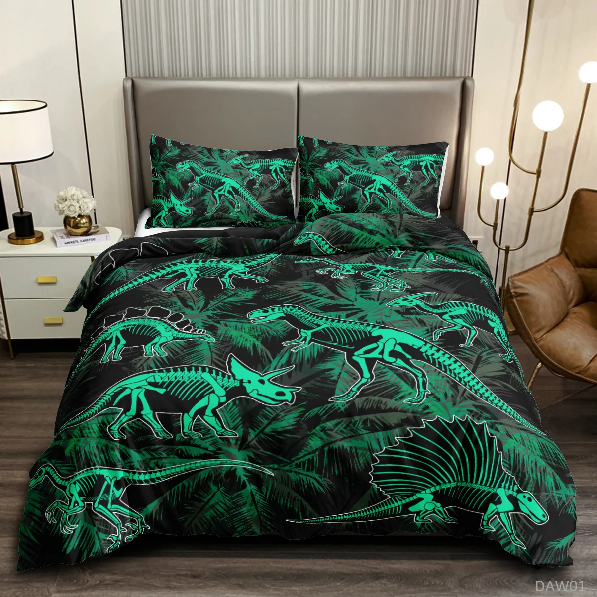 Roar Dinosaur Skeleton Bedding - Home Improvement Kids avis et prix