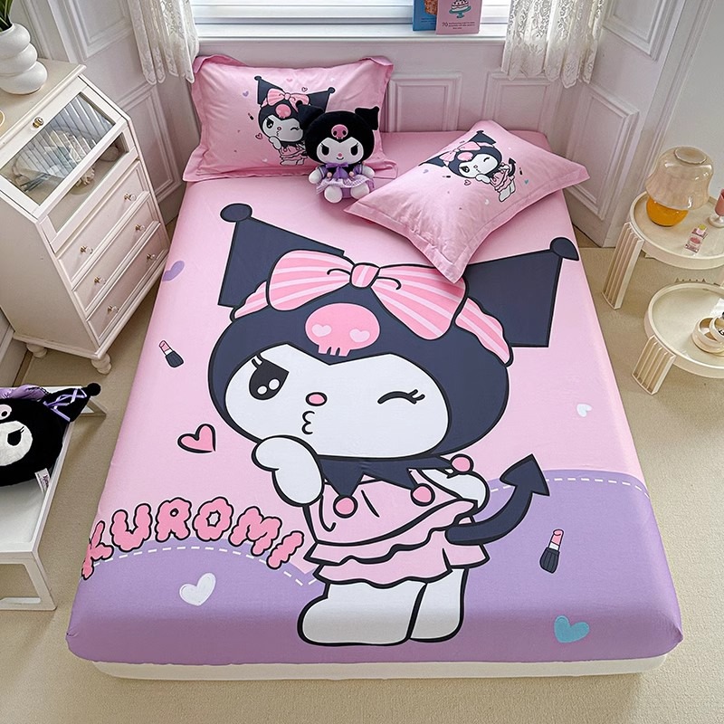 Cute Kuromi Fitted Sheet, Kawa - Home Improvement Kids avis et prix