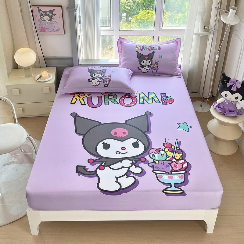Cute Kuromi Fitted Sheet, Kawa - Home Improvement Kids avis et prix