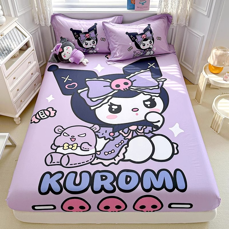 Cute Kuromi Fitted Sheet, Kawa - Home Improvement Kids avis et prix