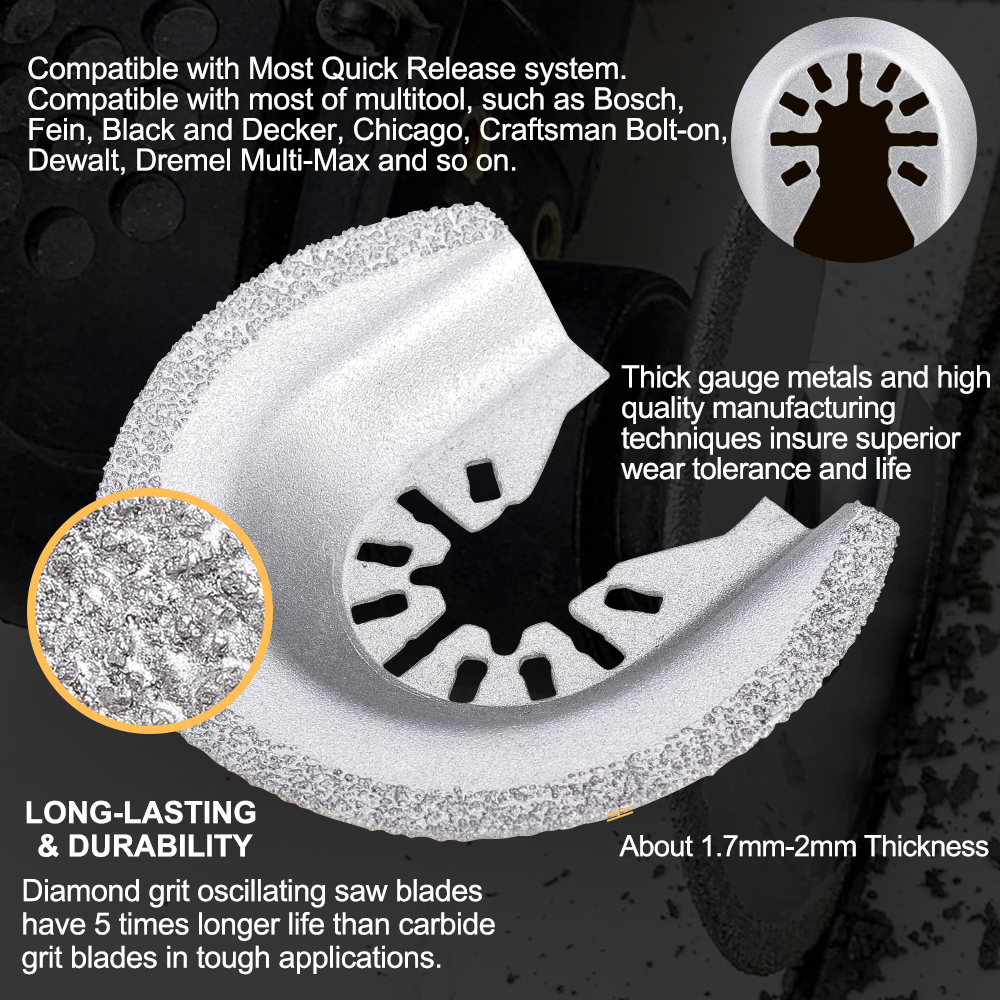XCAN 1pc Diamond Semi Circle S - Grout Saw Removal avis et prix