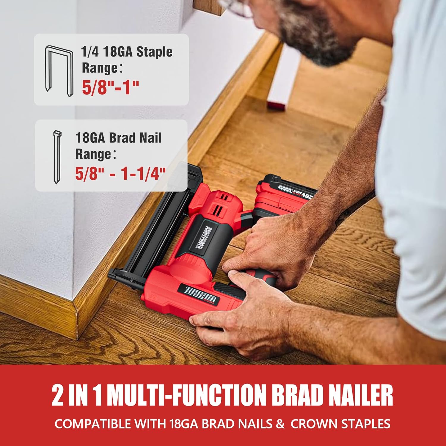 2-in-1 Cordless Brad Nailer an - Home Improvement Brad avis et prix