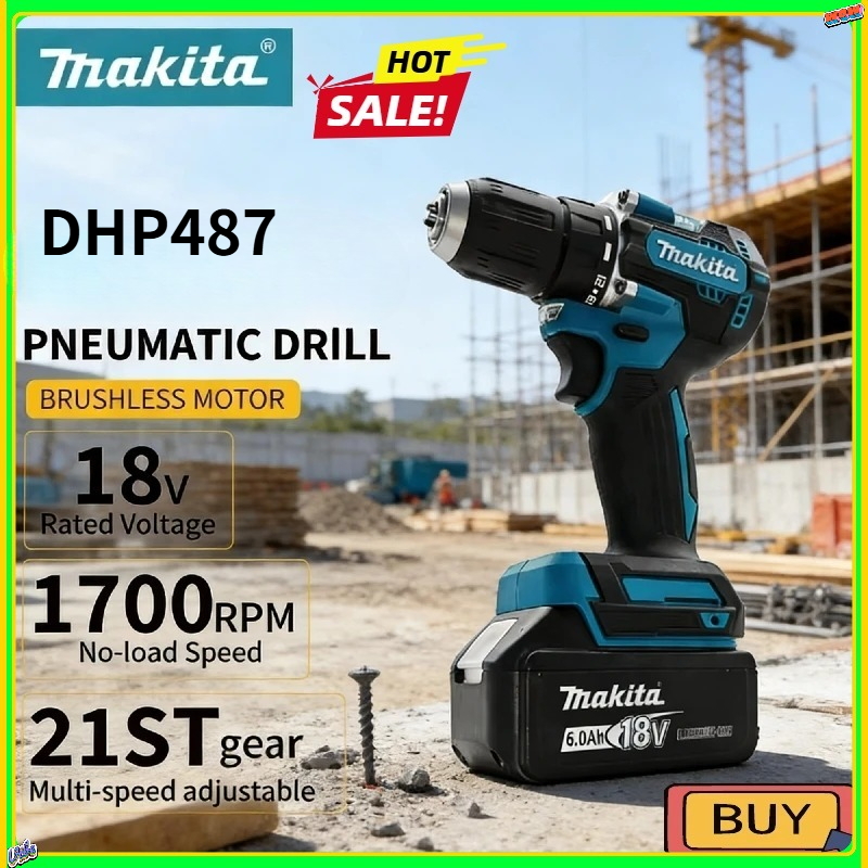 Makita DHP487 LXT Brushless Im - Power Drill Cordless avis et prix