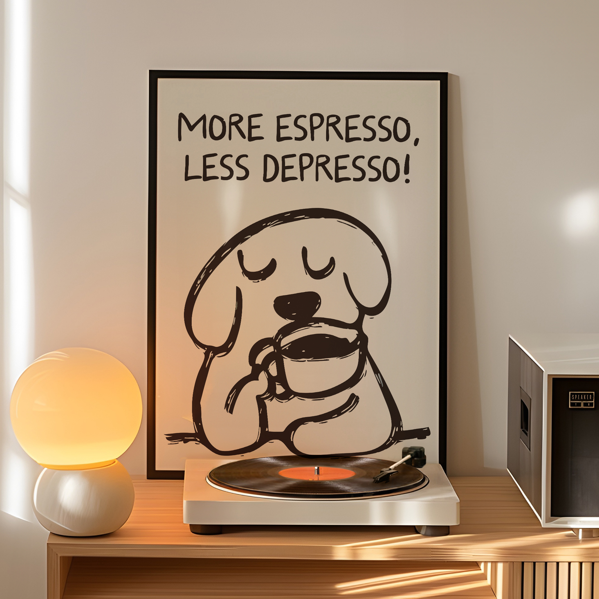 Retro More Espresso Less Depre - Home Improvement Kids avis et prix