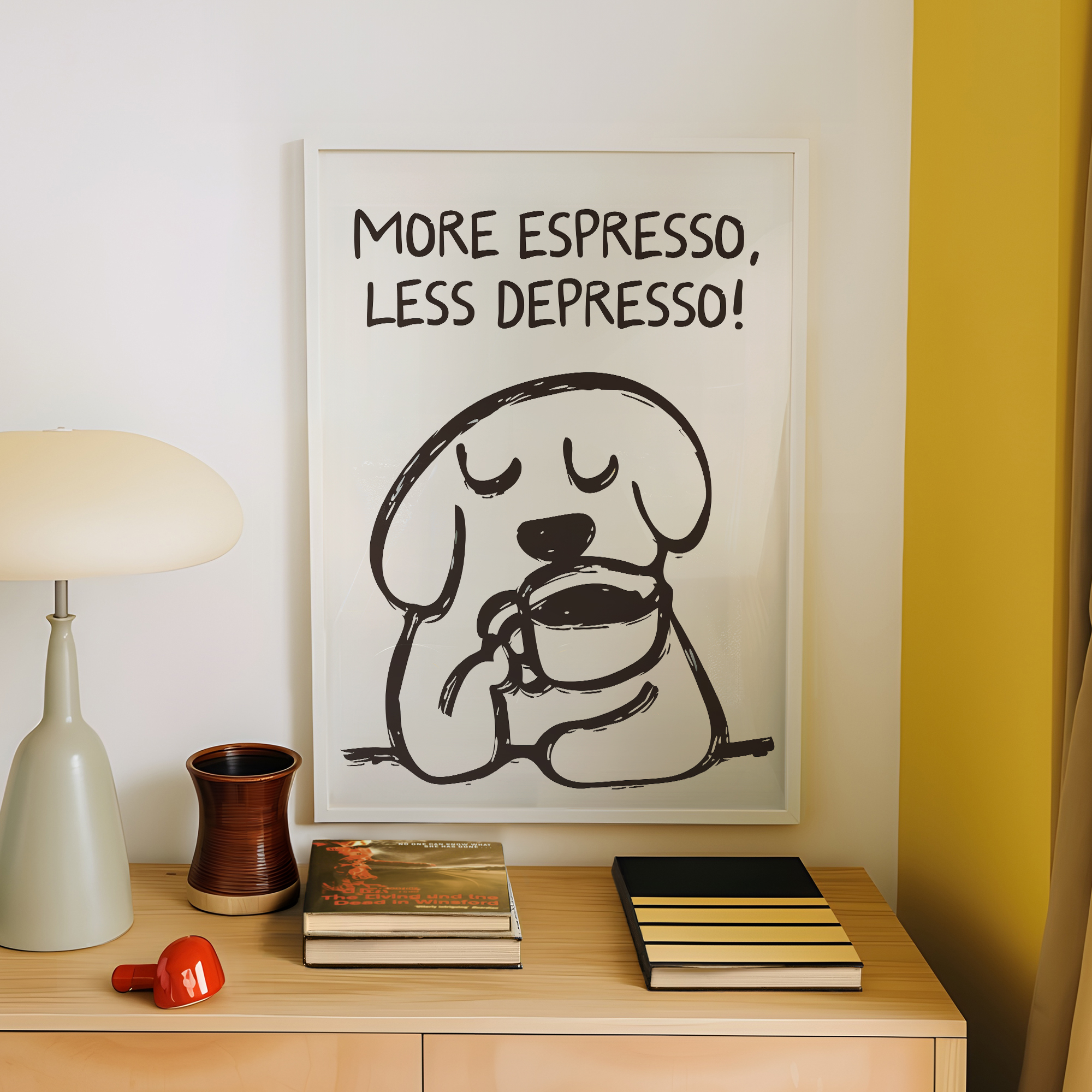 Retro More Espresso Less Depre - Home Improvement Kids avis et prix
