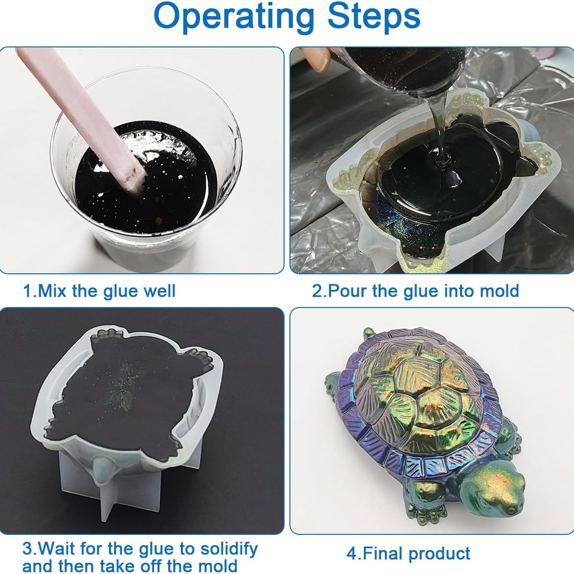 3D Tortoise Resin Molds Thick  - Home Improvement Kids avis et prix