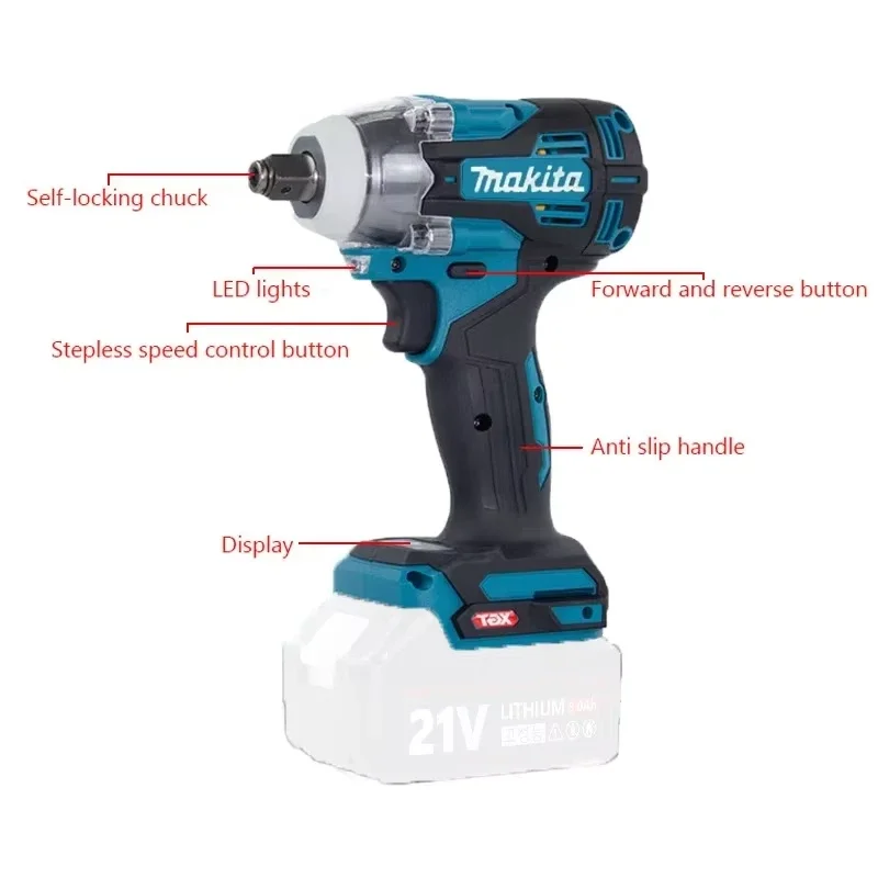 Makita TW004G 630N.m Brushless - Power Drill Cordless avis et prix